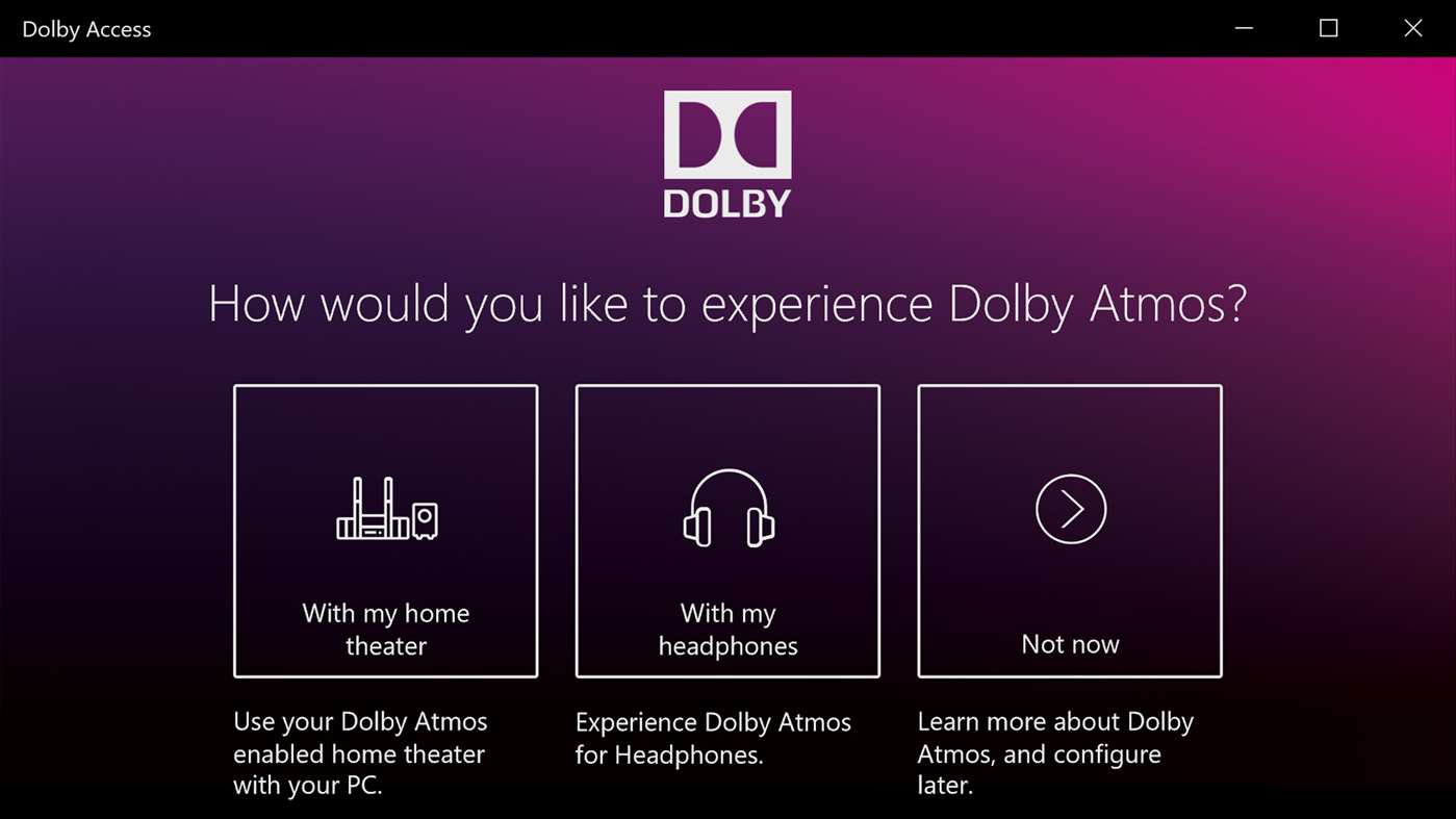 dolby audio app download